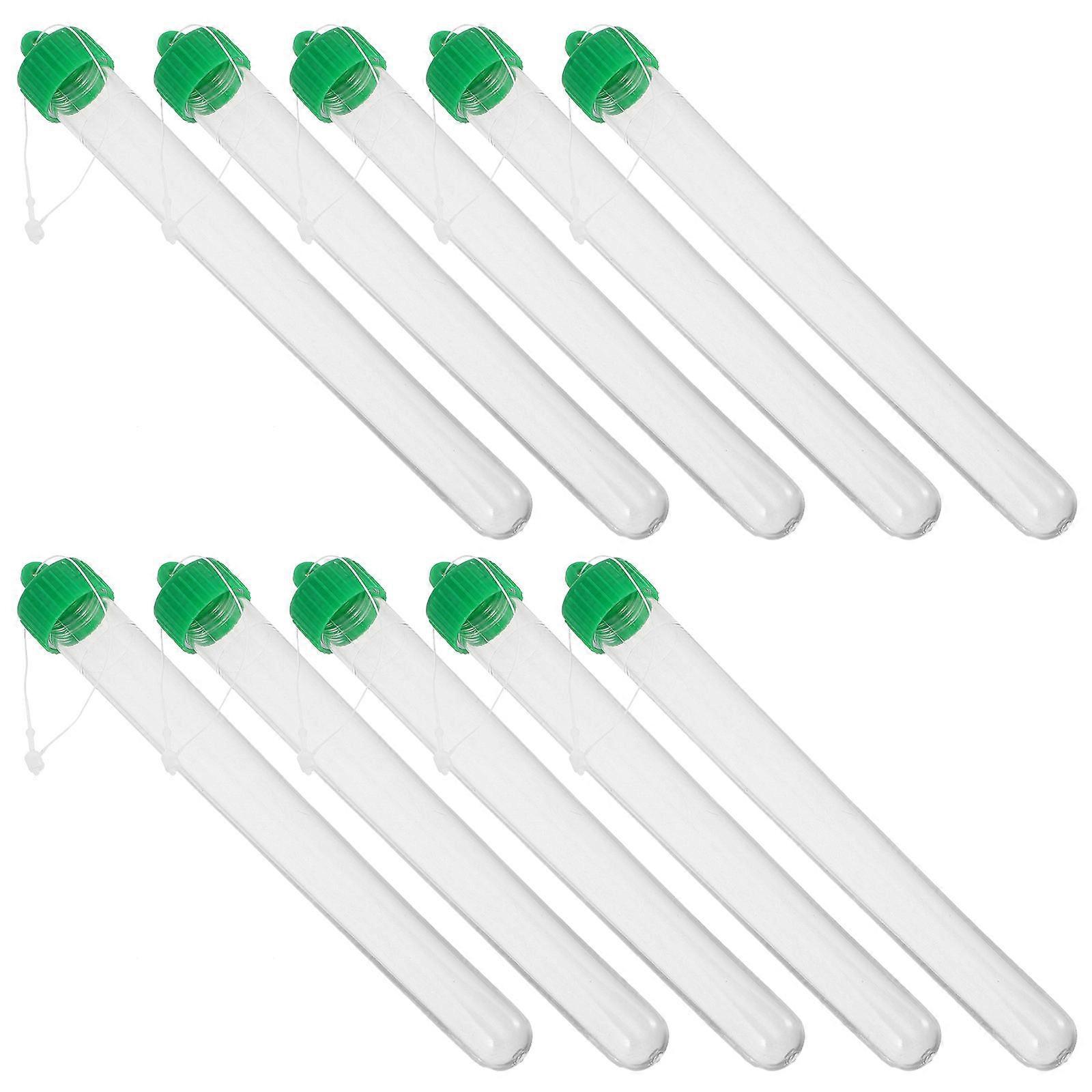 Sample Test Tubes Small Test Tubes with Screw Caps 20Pcs for Laboratory