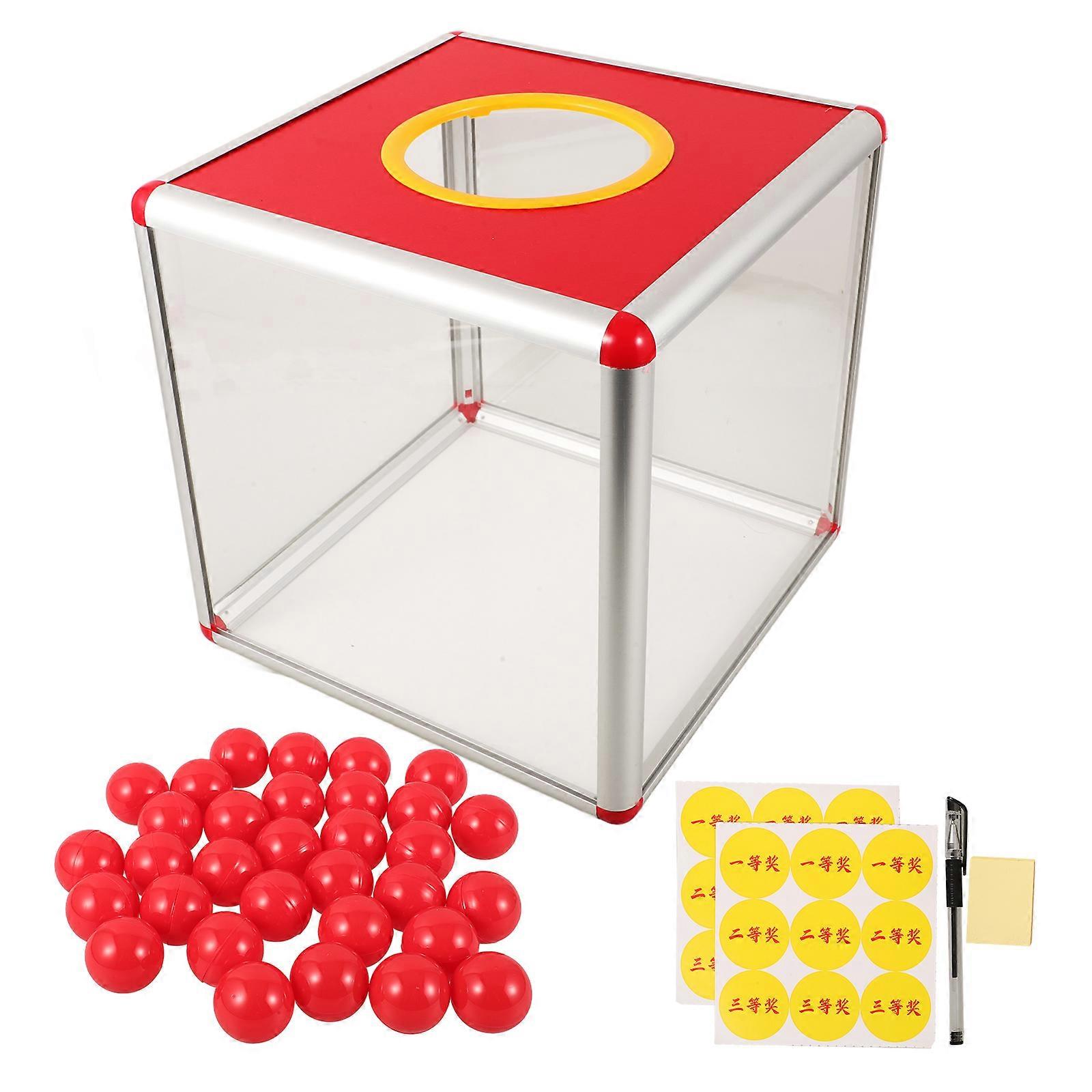 Raffle Ticket Holder Transparent Box for 1Set