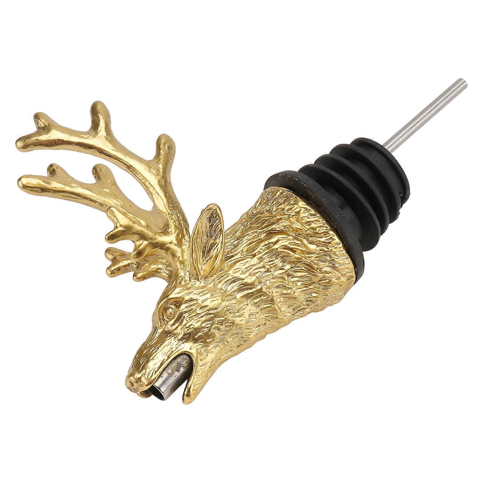 Golden Pourers Deer Head Practical Pourer 1Pcs
