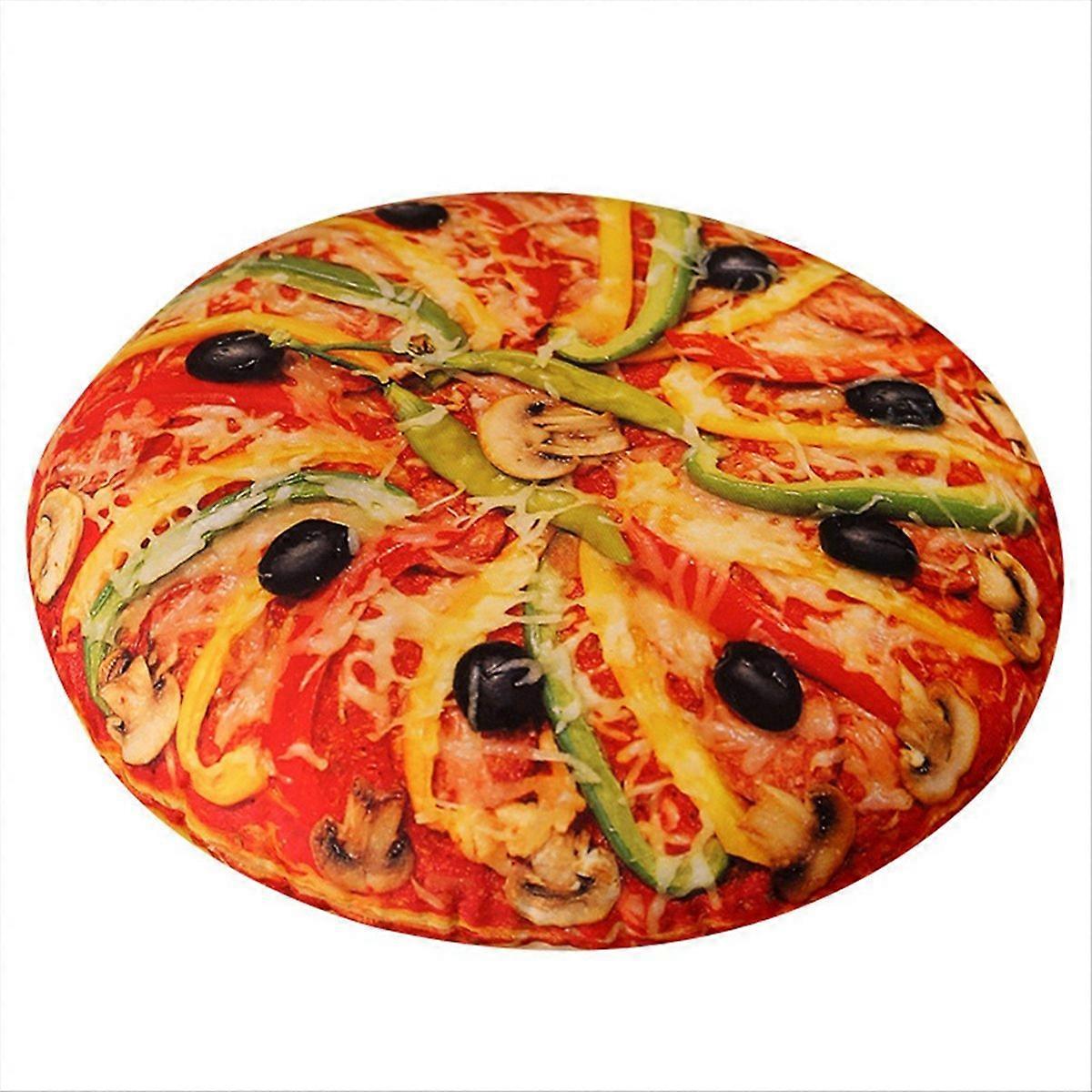 Funny 3D Round Food Plush Stuffed Pillow,Double Pepper