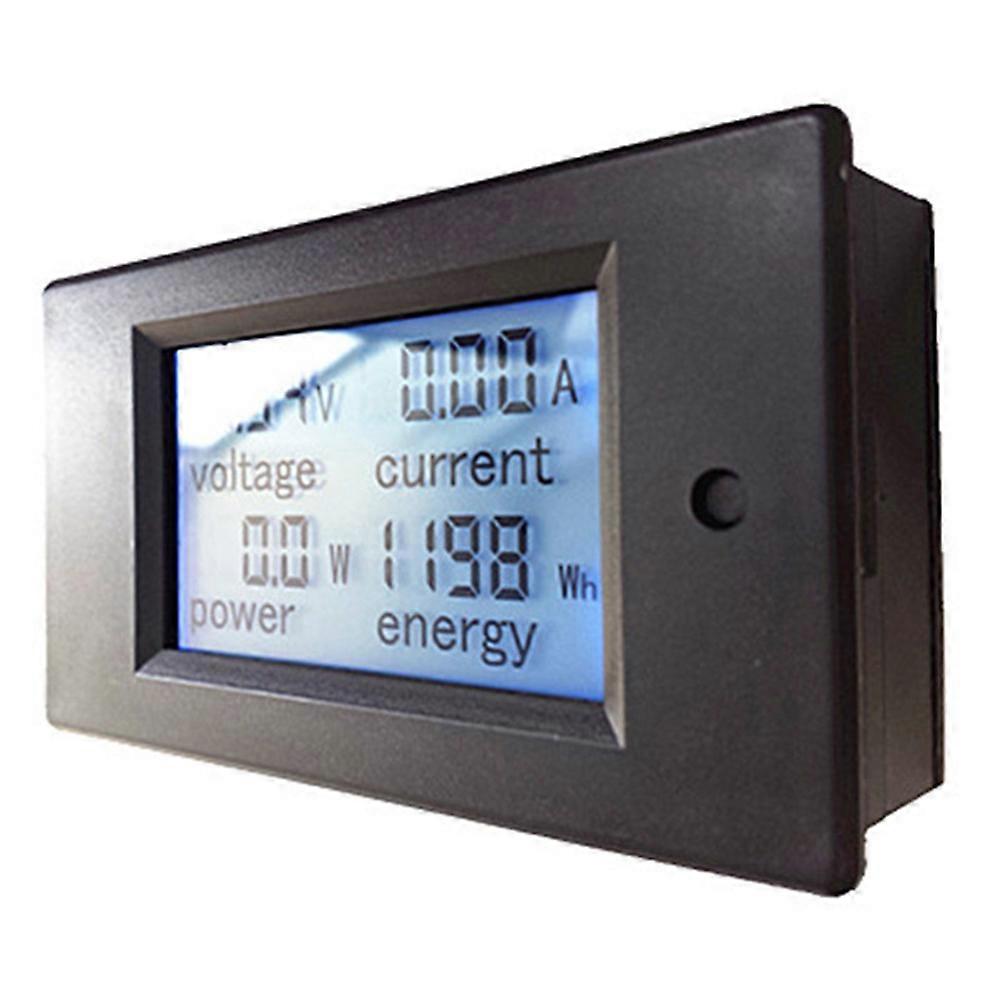 Digital Multimeter Voltage Electric Parameter Meter Technicians Black 8.8 X 2.5 X 5 Cm Large Screen Lcd Display 1Pack