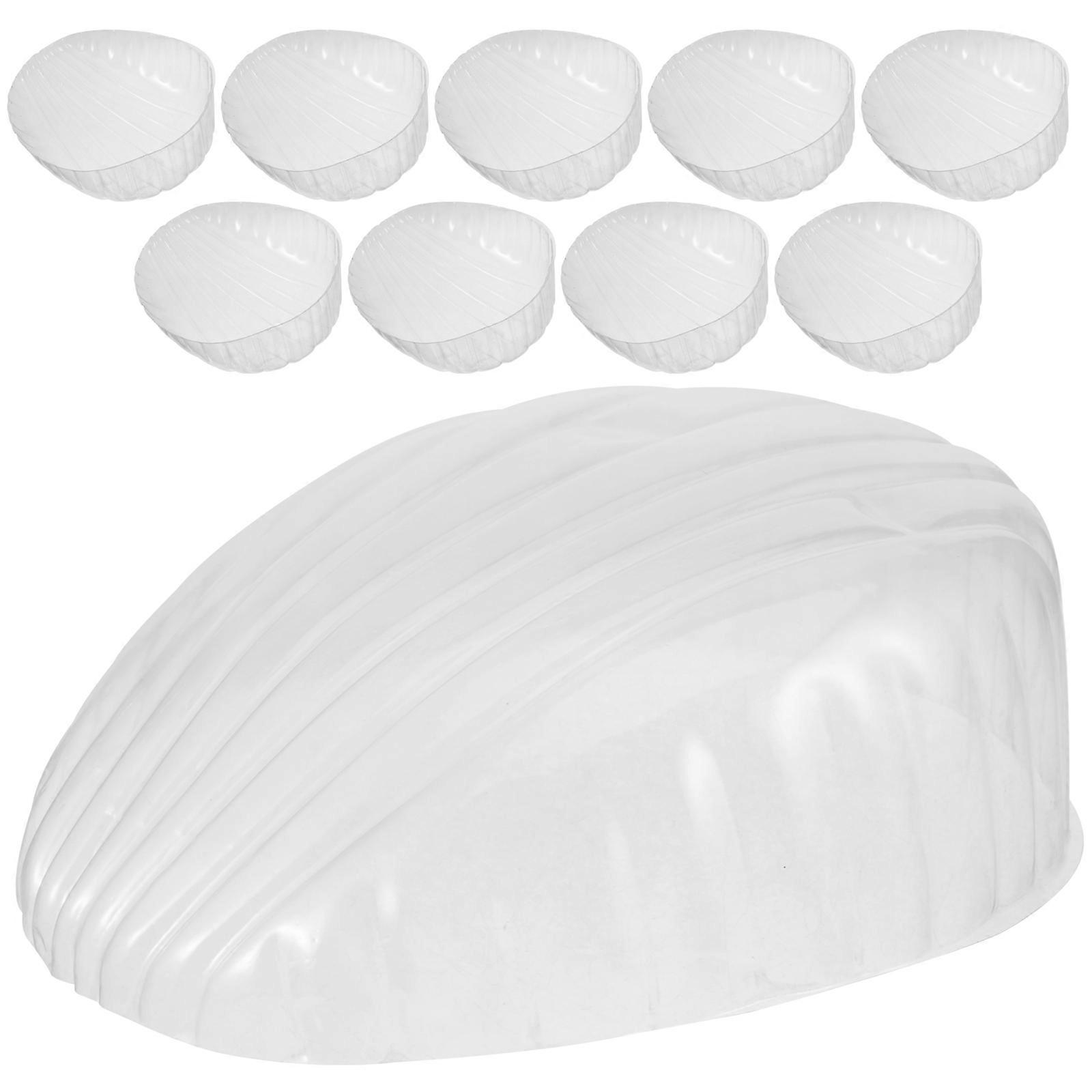 White PVC Baseball Cap Stand Hat Shaper for Support 40Pcs