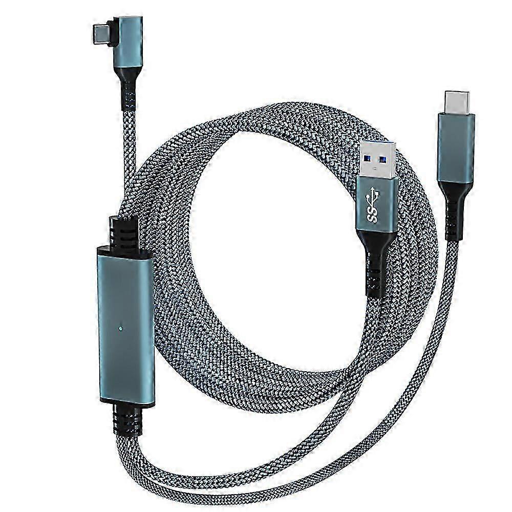 Compatible with Meta/ 3 Link Cable 5M VR Data Cable 2A Fast Charging 5Gbps High Speed Data Transfer Cable