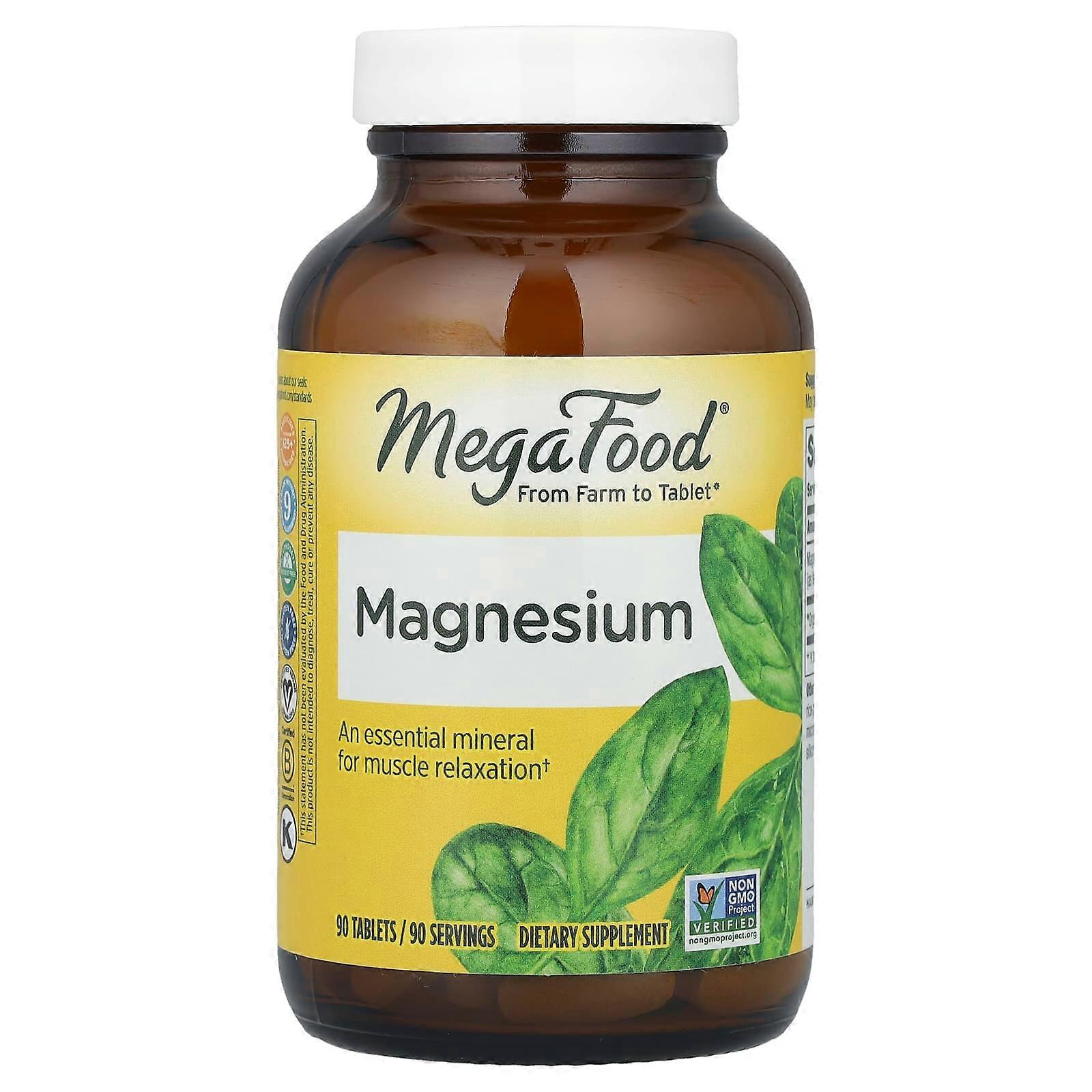 MegaFood, Magneziu, 90 comprimate