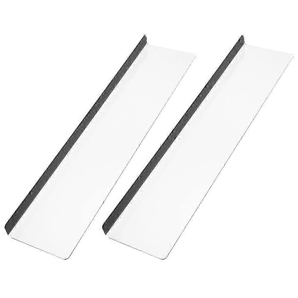Acrylic Computer Memo Board, 2Pcs Desk Note Holder