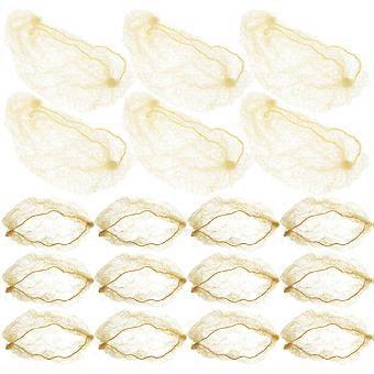 20pcs Invisible Elastic Hair Nets For Women Fine Mesh Bun Covers Nylon Wig Hair Accessories Hair Weaving Net For Ballet Cooking And Daily Use