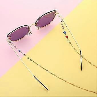 Brillenkette, Strasskette, Sonnenbrillenhalter, Brillensicherheitsband, modisch