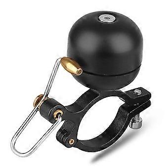 Fahrradklingel Legierung Vintage Aussehen Knackiger und klarer Klang Multifunktionale Scooter Ring Glocke Schwarz