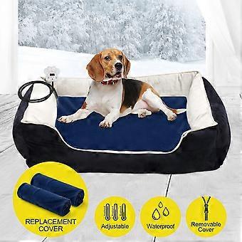 Pet Dog Heating Pad 65x40cm - 7 Adjustable Temperatures, Waterproof, Safe & Cozy for Pets - Ideal for Seniors & Recovery