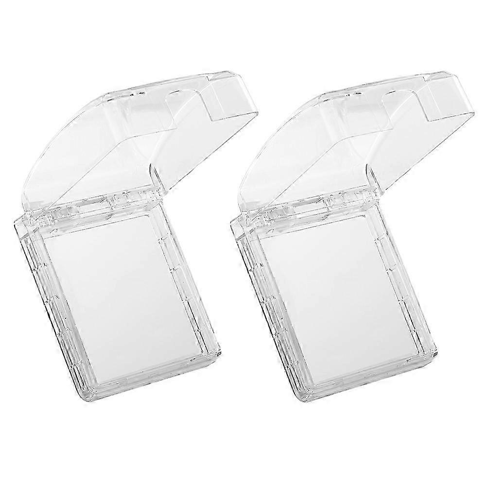 External Plug Sockets Waterproof Wall Light Splash-Proof Box Wall Socket Protector For Balcony Square Shape PC Material 2Pcs