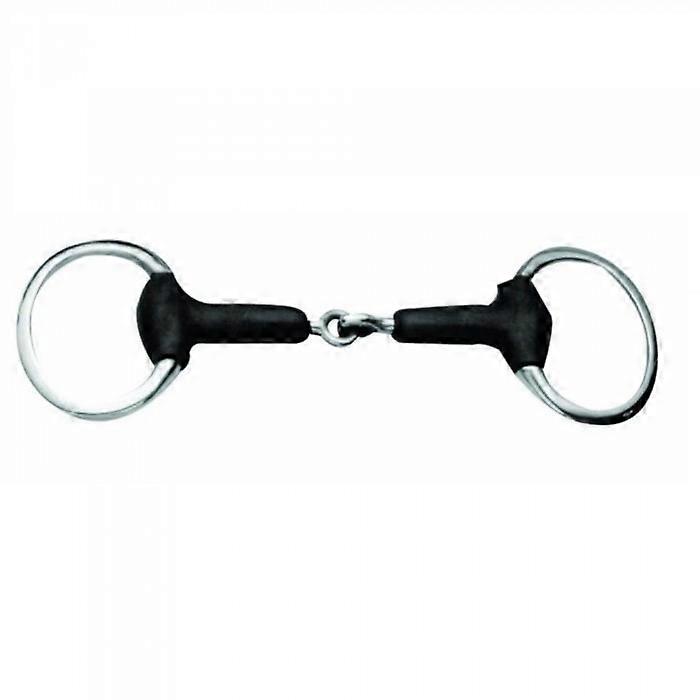 Korsteel Soft Rubber Jointed Eggbutt Snaffle Bit