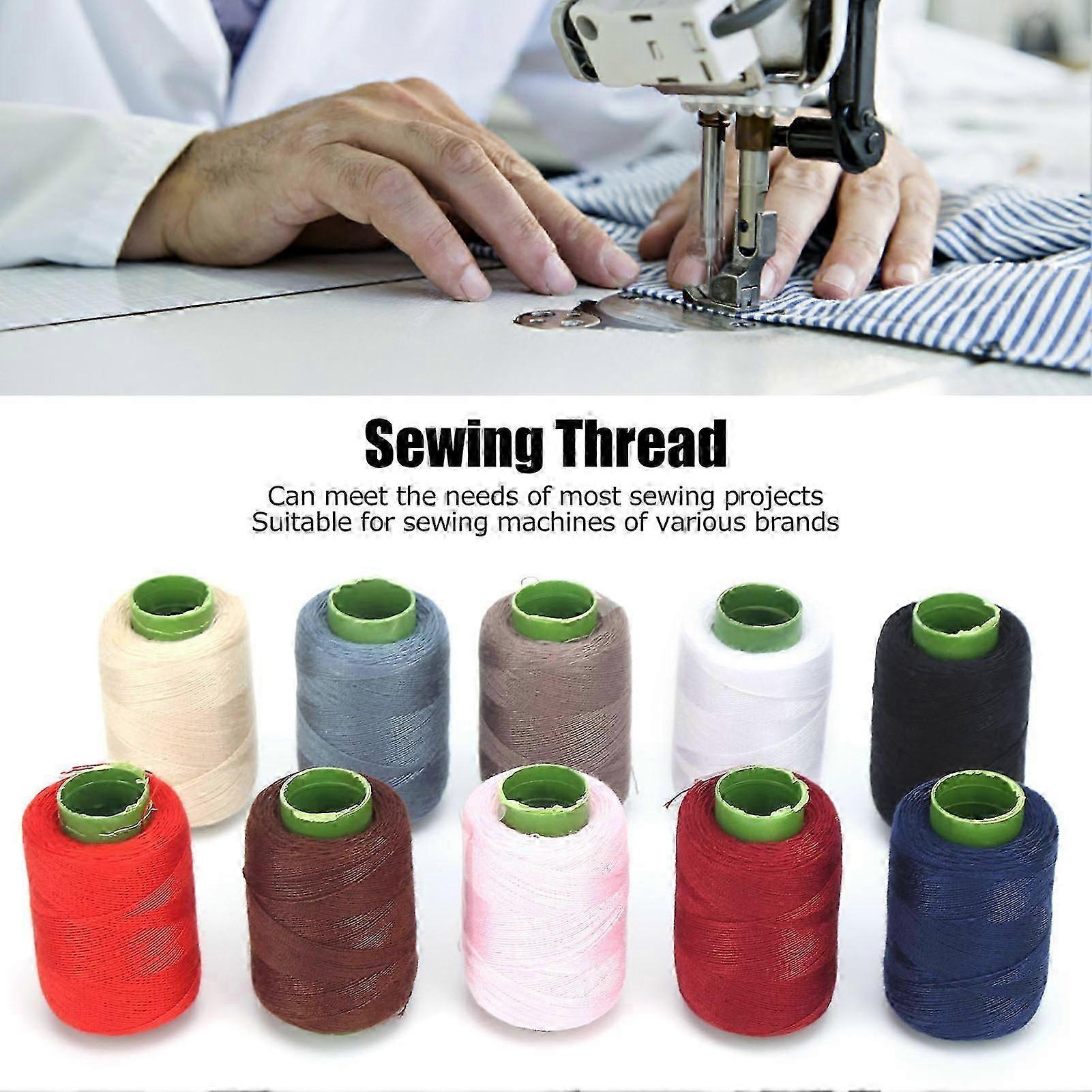 10pcs Sewing Thread Household Polyester Yarns for DIY Embroidery Machine Project