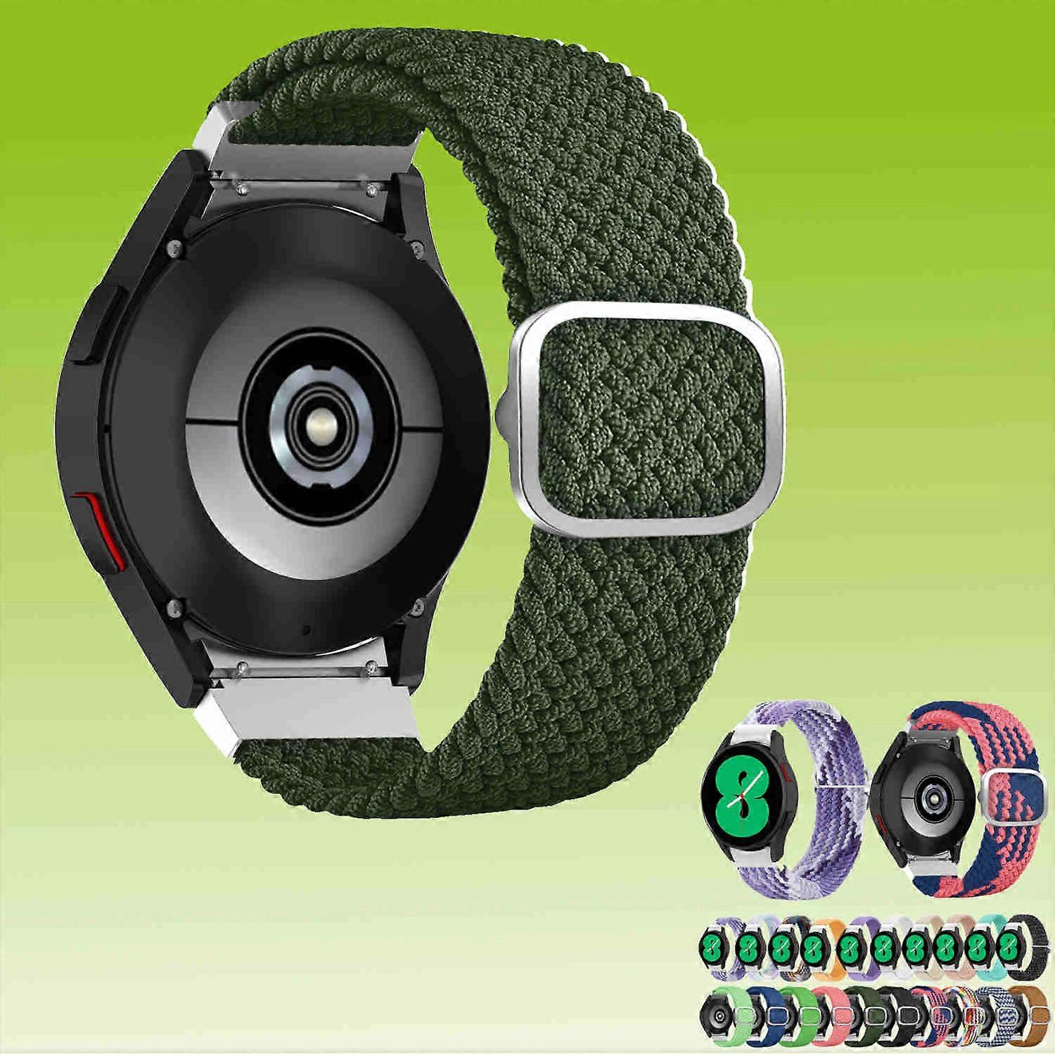Woven Nylon Band for Samsung Galaxy Watch FE 6 5 4 Normal Pro Classic all sizes
