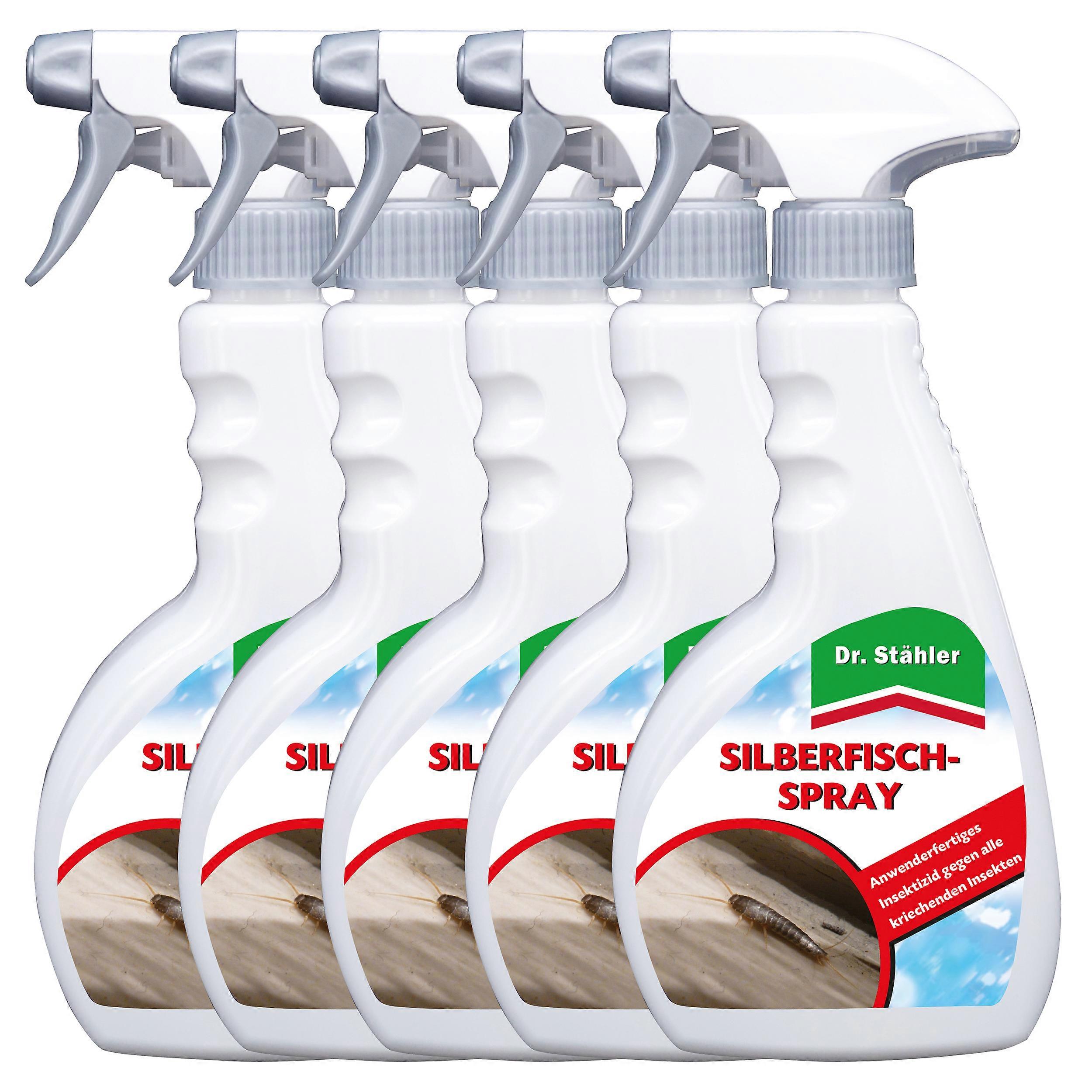 5 x DR. STÄHLER silverfish spray, 500 ml