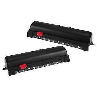 Zwarte plastic tafelhockeytafel met scorebord en ballen voor realistisch speelplezier (2 stuks)