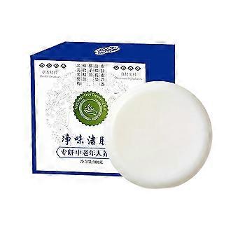 Elderly Cleansing Soap Bar Herbal Formula for Odor Control Skin Care