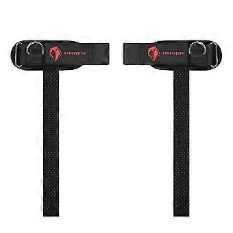 Correas de levantamiento de pesas Ekko, soporte para muñeca para hombres, correas de levantamiento gruesas y cómodas, ajuste seguro_ynak