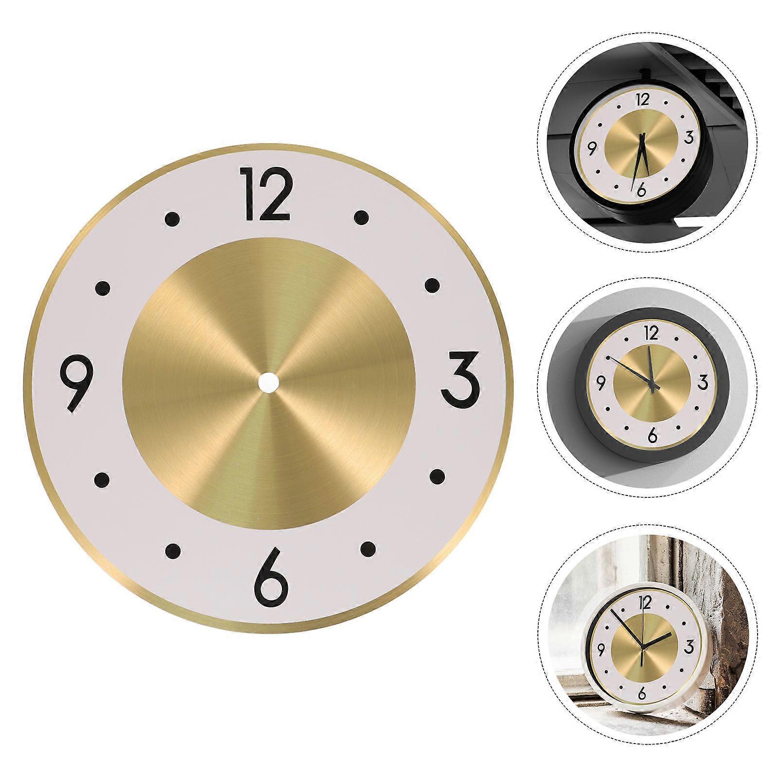 Wall Clock Dial DIY Clock Dial Numeral Clock Dial Plastic Replacement Clock Dial Part Clock Accessory