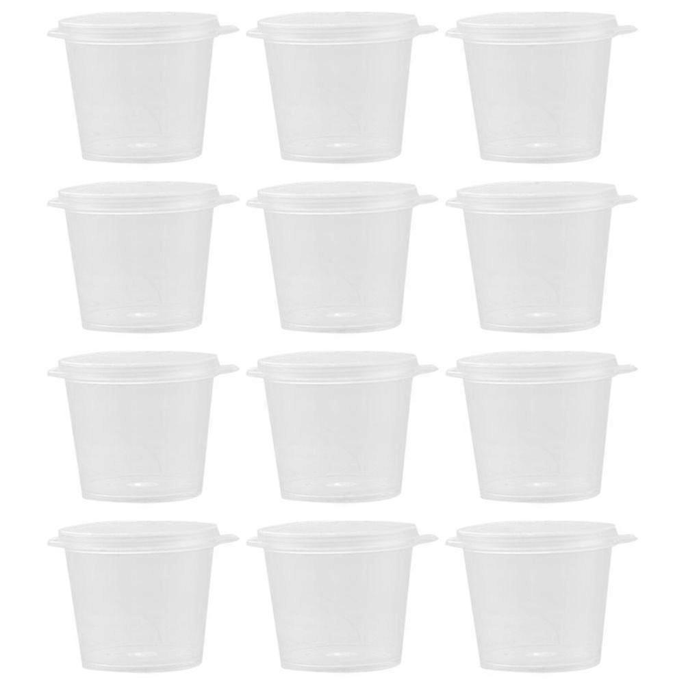 100Pcs Multi-function Sauce Cups Transparent Sauce Containers Convenient Sauce Holders