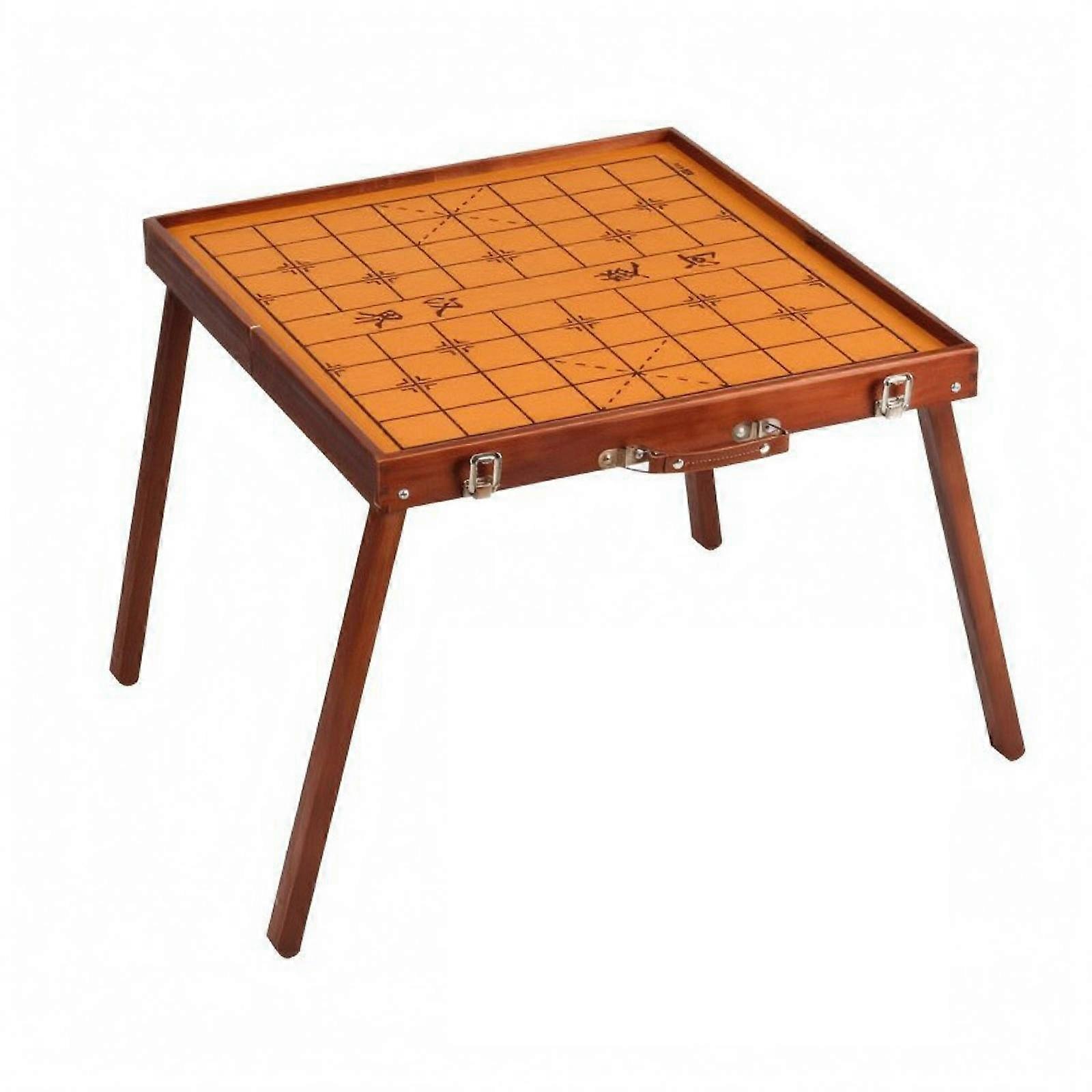 Chinese Chess Table Traditional Folding Chess Table Space-Saving Design
