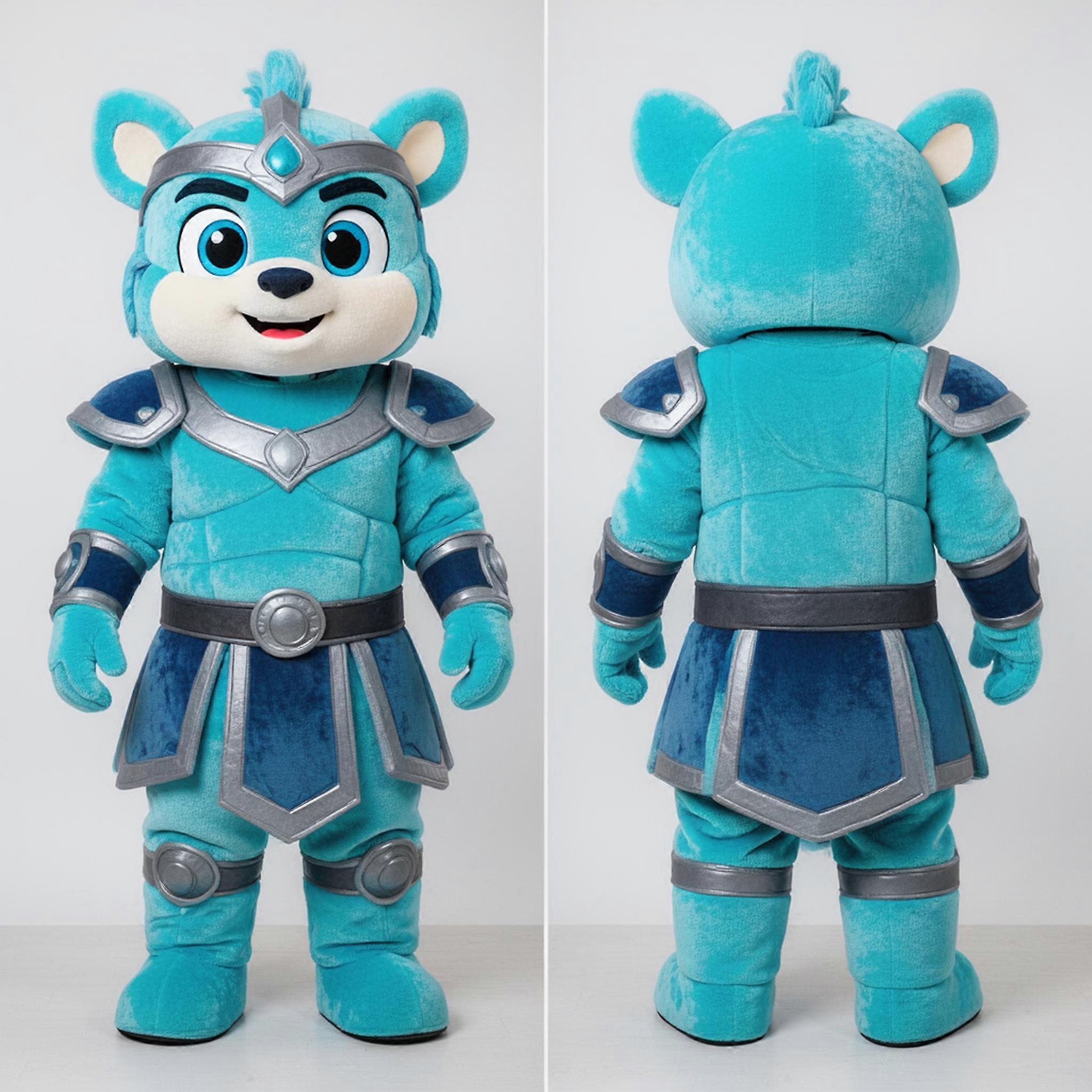 MASTICOT Cyan Courageous Sniper Mascot