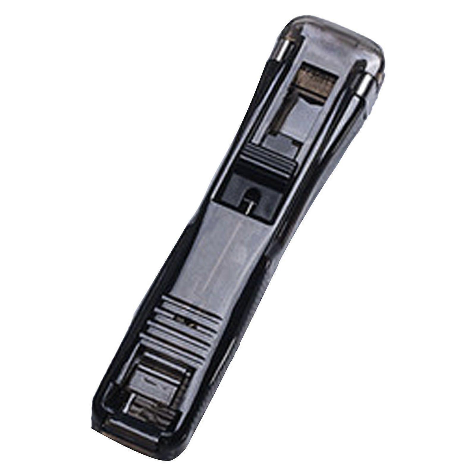Paper Clam Multi Purpose Practical Time Saving Durable Handheld Paper Clip Dispenser for Document Notes Black
