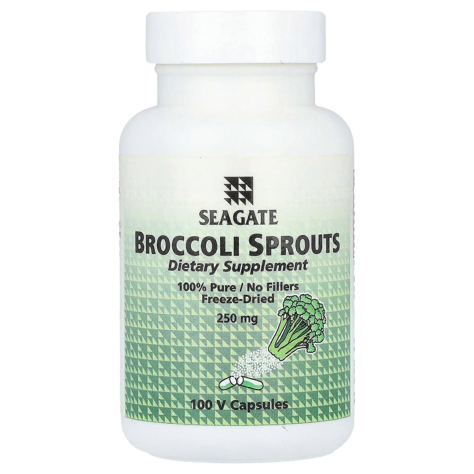 Seagate, Broccoli Sprouts, 250 mg, 100 V Capsules