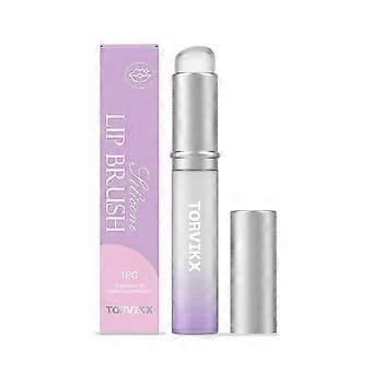 Precise Silicone Lip Brush for Lipstick & Lip Gloss Application, Easy-Clean and Durable Design for All Skin Types