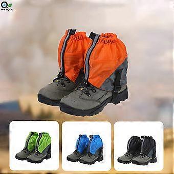 Outdoor Sandproof Ankle Gaiters With Reflective Strips Waterproof Legging Tourist Snow Foot Cover For Hiking Mountaineering