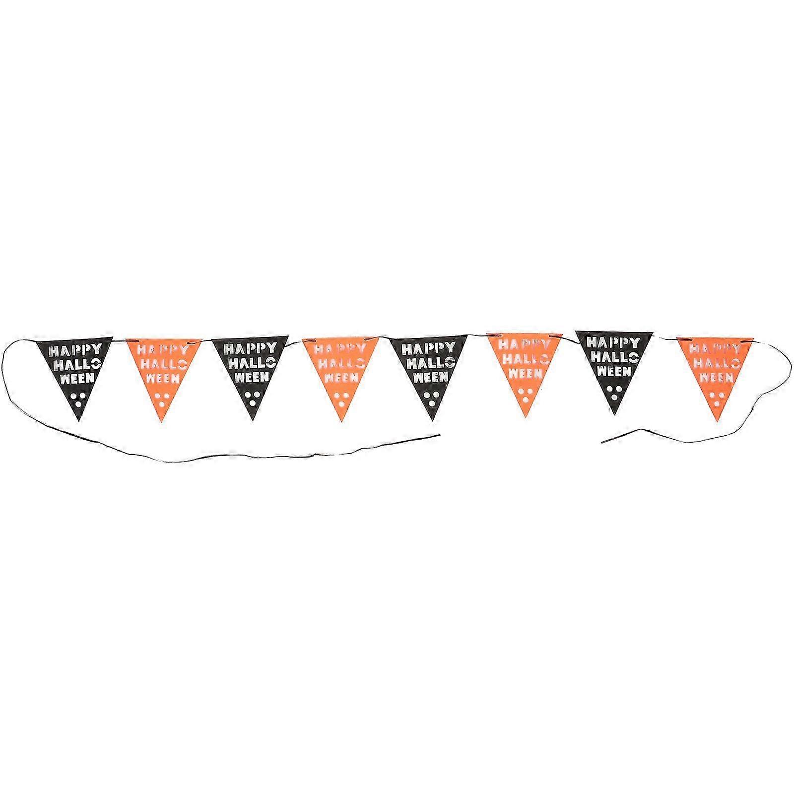 Hanging Felt Triangle Banner 3 Strings Halloween Decorations