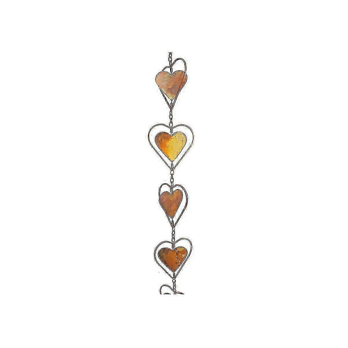 Thick Steel Leaf Rain Chain Adapter