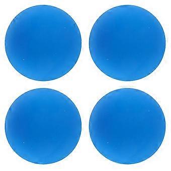 Rubberen squash trainingsapparatuur, mini-formaat, blauw, 4-pack