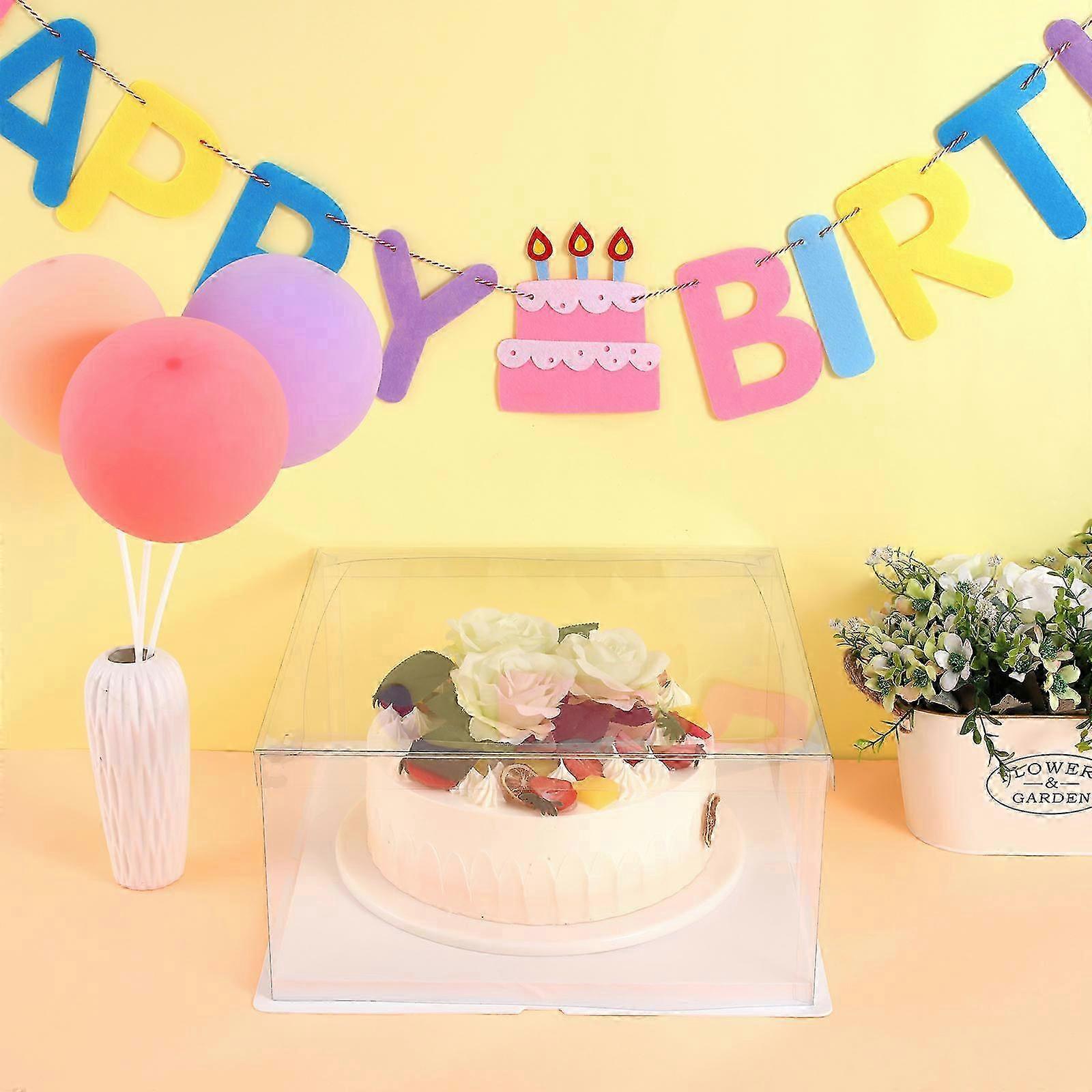 Transparent 12 Inch Cake Storage Box