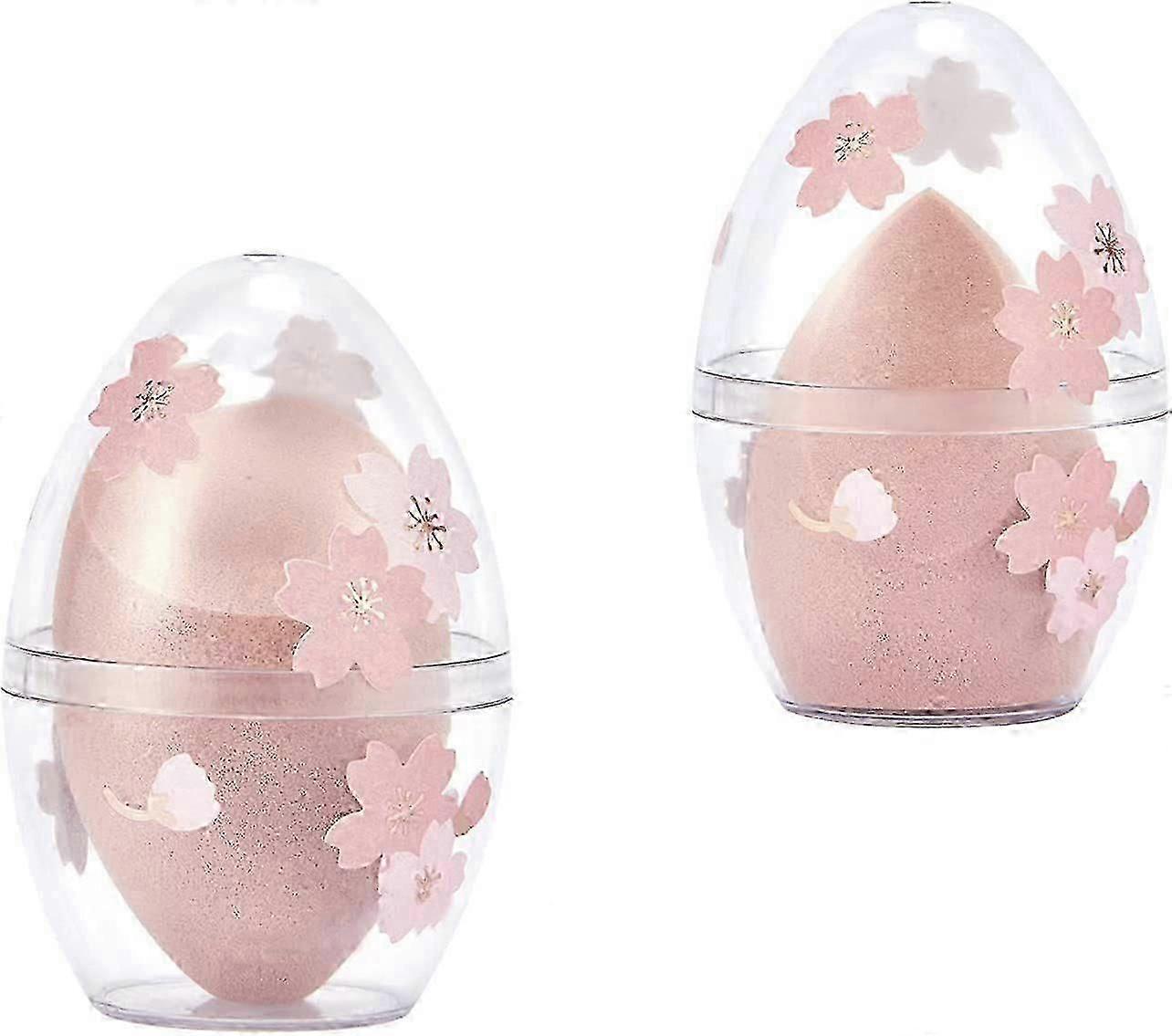 2 Pcs Makeup Sponge Makeup Egg compatible with Liquid Cream Foundation ZO