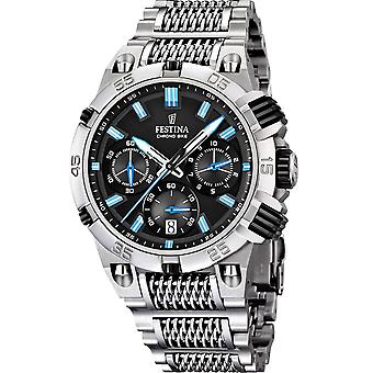 Festina chrono bike watch for Men Analog Quartz with stainless steel bracelet F16774/B