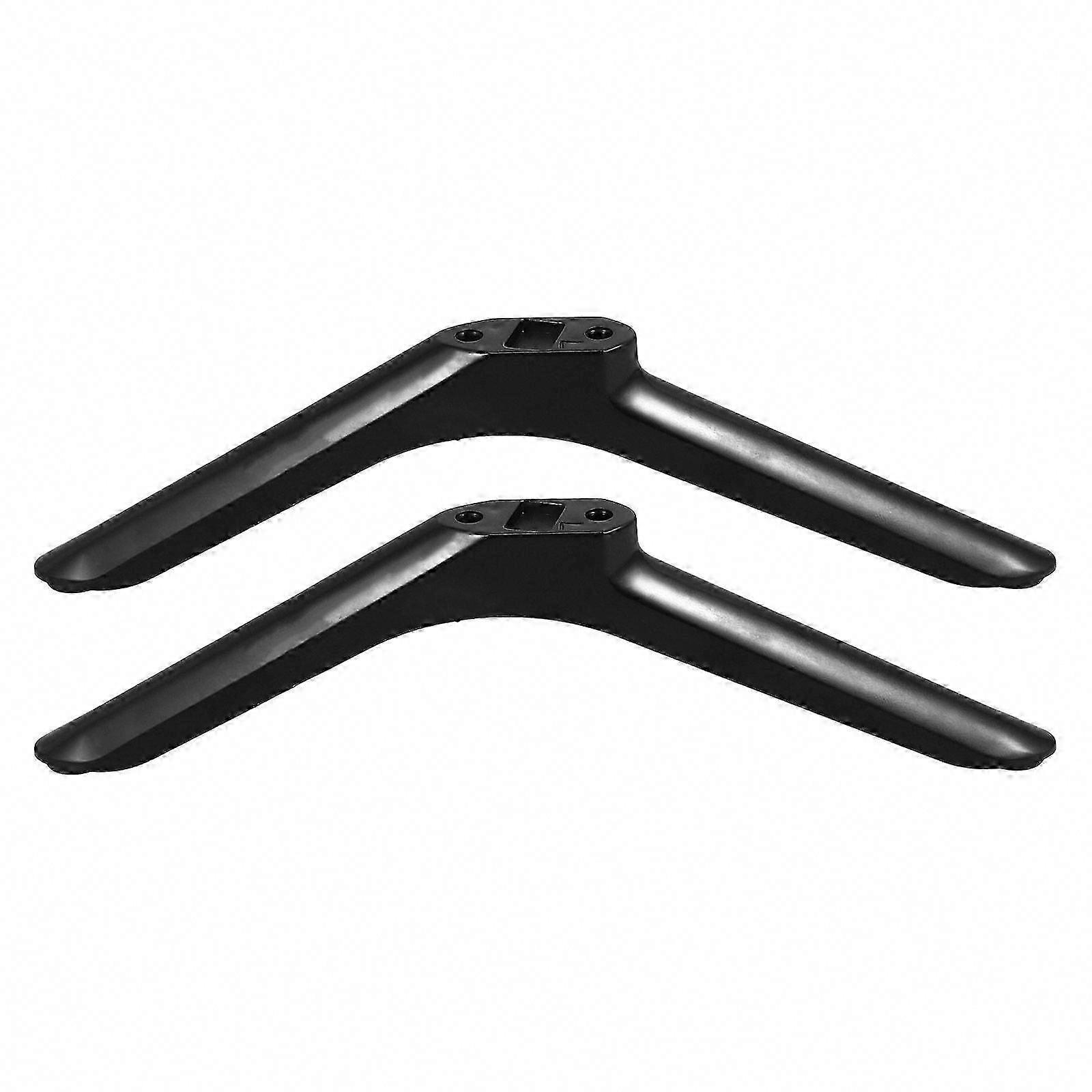 Stable Black Tabletop TV Leg Set