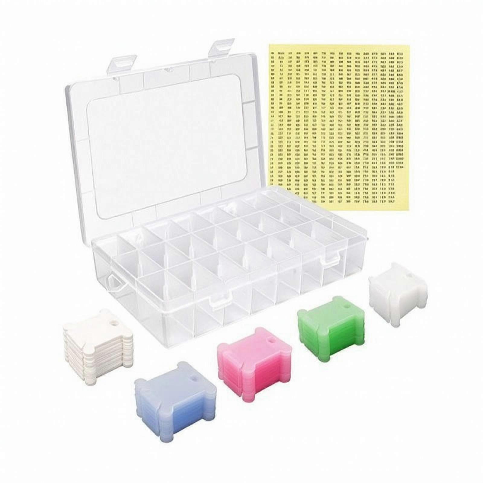 Yarn Winding Accessory Organizer Convenient Compartment Box Portable