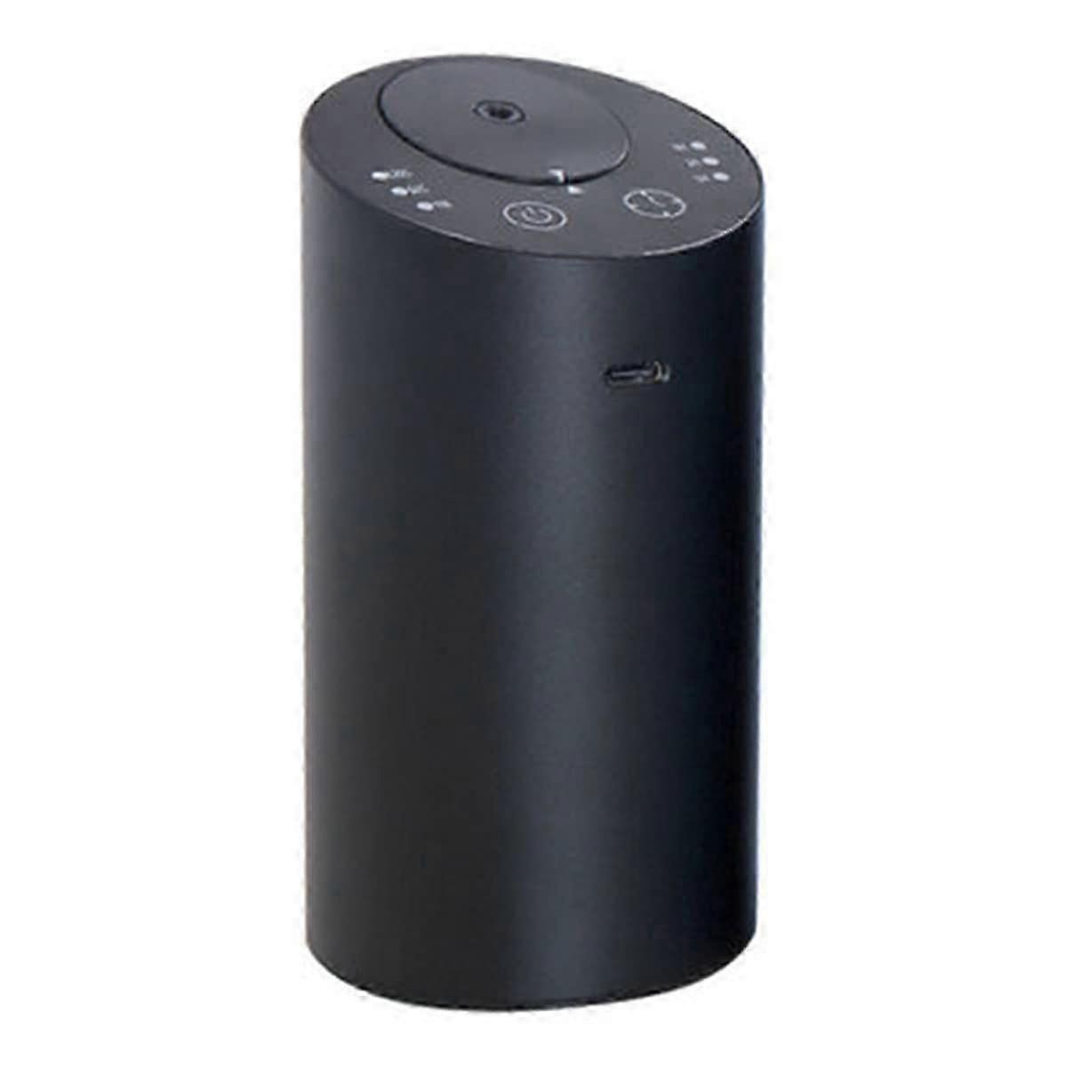 Waterless Cold Atomizing Essential Oil Diffuser For Car Home USB Rechargeable Black