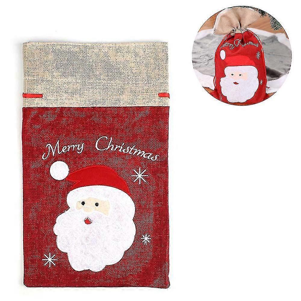 Christmas Gift Bag, Jute Bag