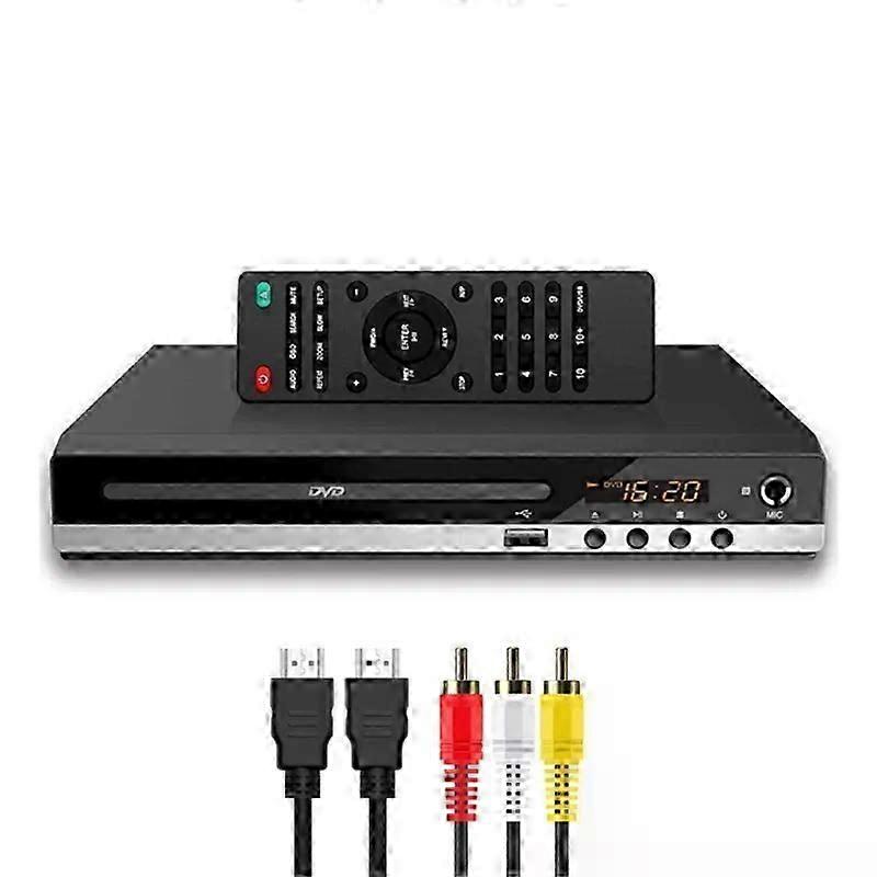 DVD Player VCD CD-Discs Multimedia Player Machine AV-Output with Remote Control & AV-Cable