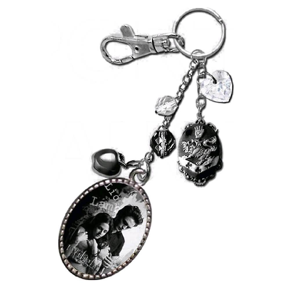 Highly Collectable Twilight Keyring / Bag Clip Charm - Edward & Bella Version