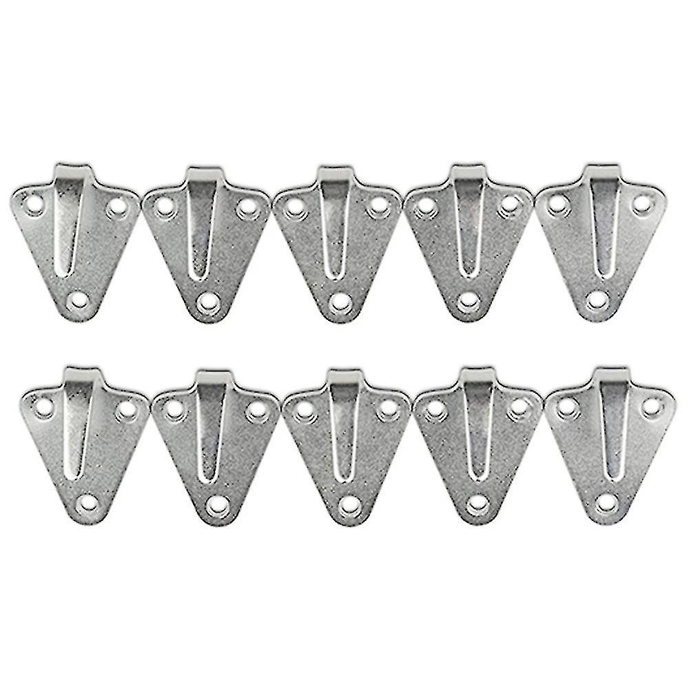 10pcs Three-hole Waterproof Trailer Connecting Net Iron Plate Suitable For Trailers