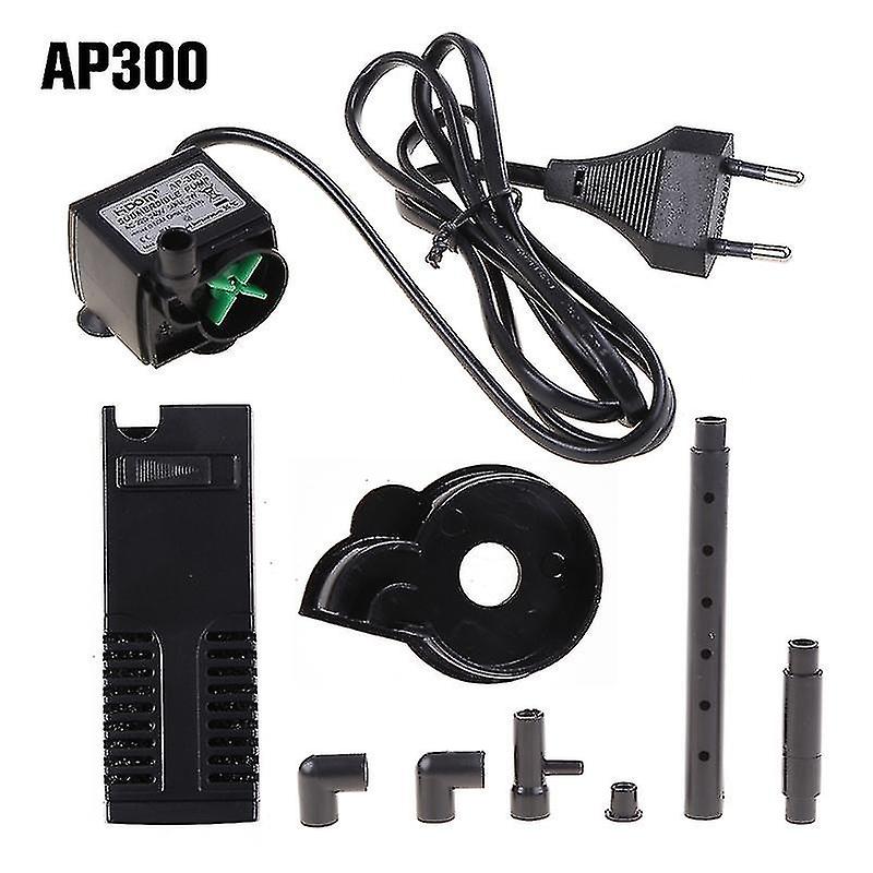 Internal 3-in-1 Aquarium Filter Adjustable Turtle Tank Built-in Filter Pump