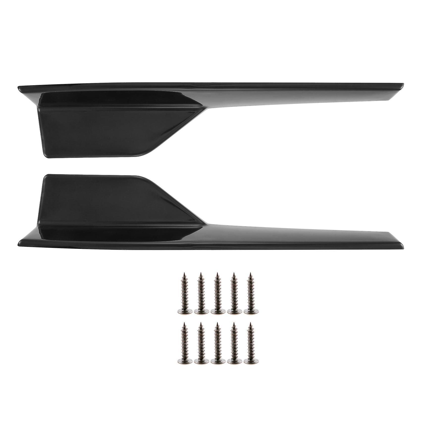 Side Skirts Fits Universal Vehicles Black 450mm Exterior Side Bottom Line Extensions Splitter Lip C