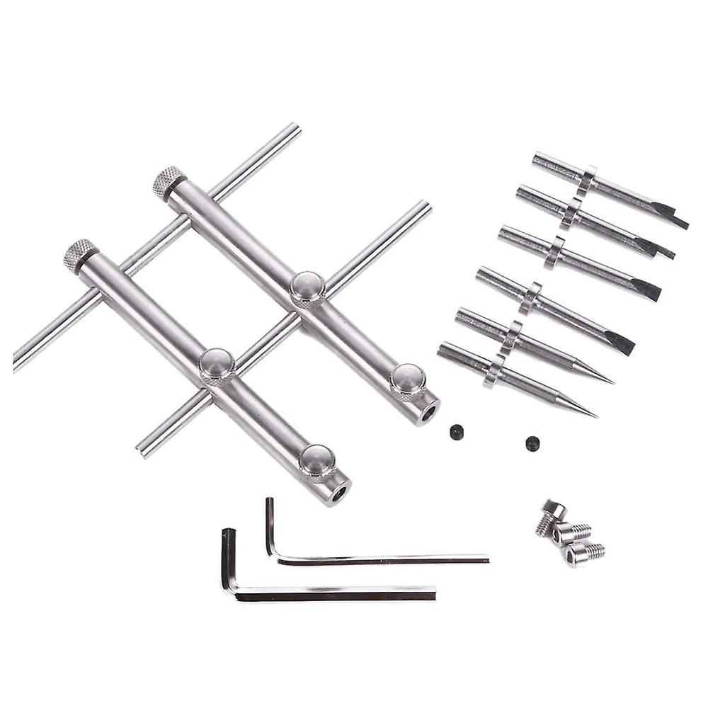 Camera Lens Openning Repairing Tool Kit 10-100mm Lens Repair Set with 3 Tips 6 Screws 2 Wrench for