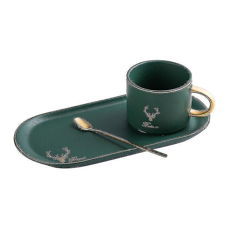 Nordic Ceramic Coffee Cup Set Breakfast Cup And Saucer Set Ceramic Mug