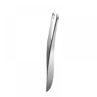 Banana Shape Tweezers Stainless Steel Tweezers for Eyebrows for Hair Eyelash Extension Hair Removal Slant Tip Makeup Tools