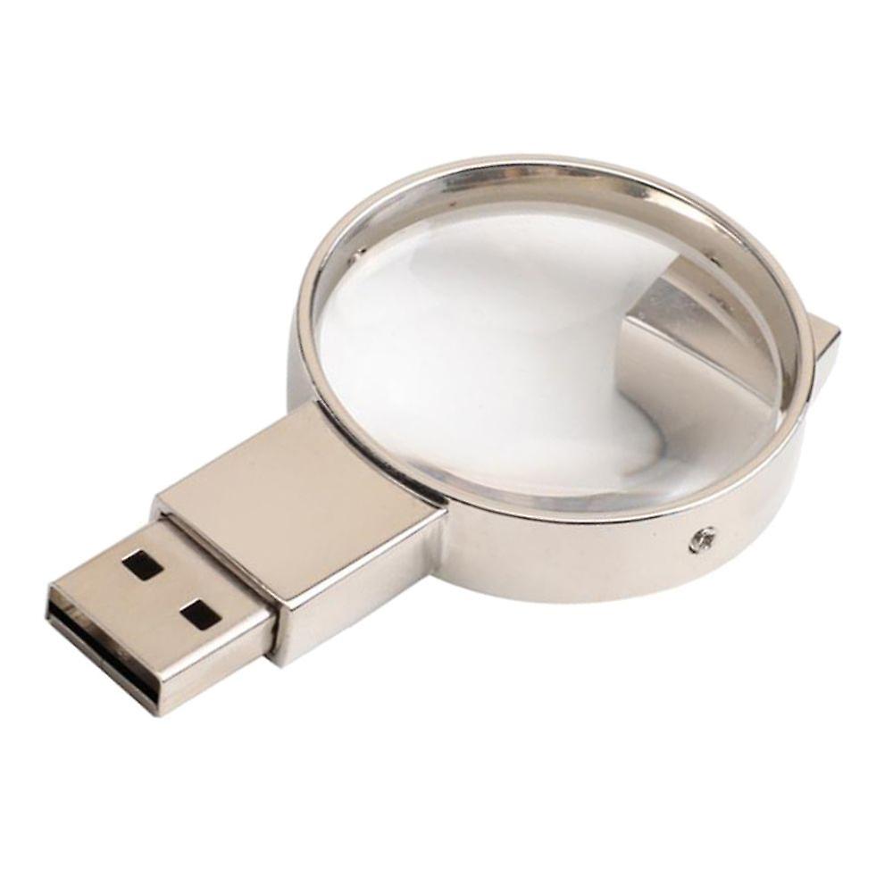 Metal Usb Pendrive For Usb Flash Drive With Magnifier 4gb