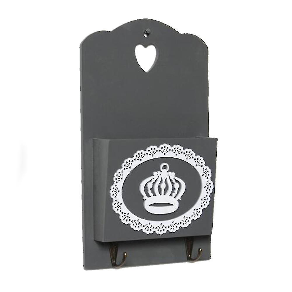 European Newspaper Storage Box Wall Hanging With Hook
