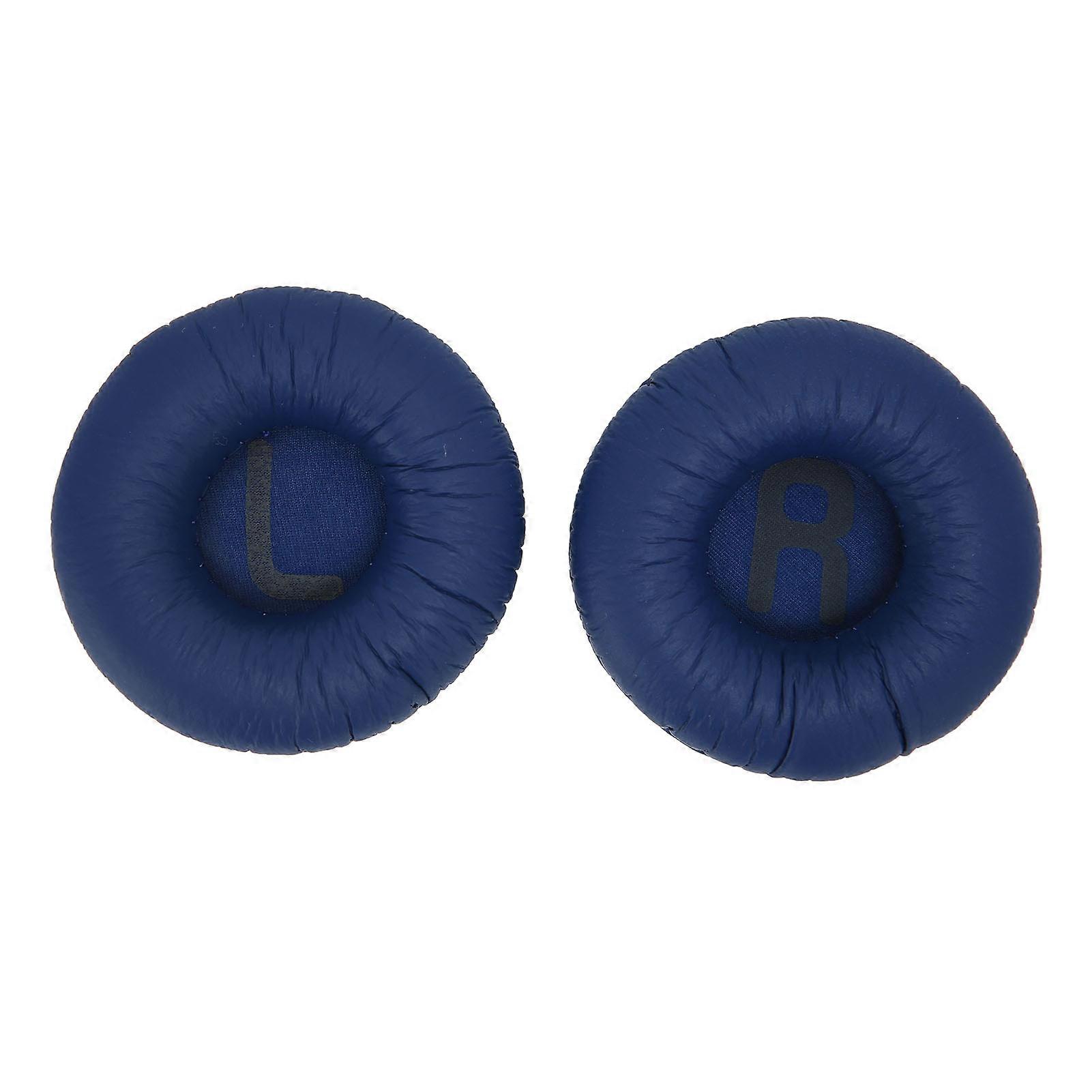 Replacement Ear Pads Protein Leather Memory Foam Noise Isolation Ear Cushion for T450 T450bt Tune600 T500bt Blue